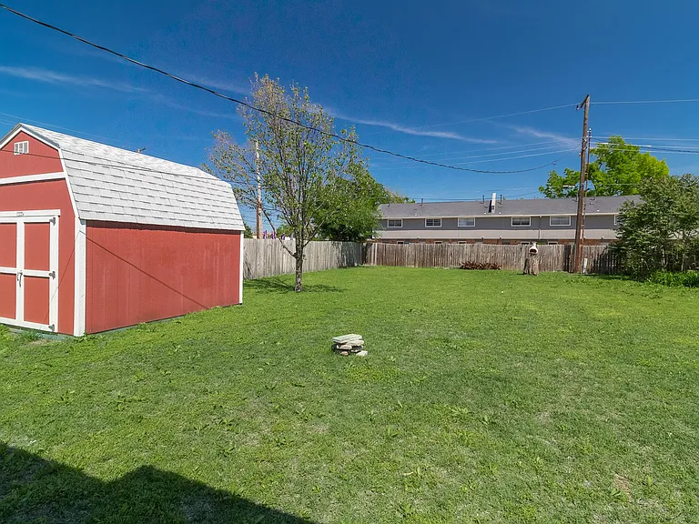 Backyard w/Tough shed