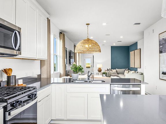 Kitchen Open to Gathering Space