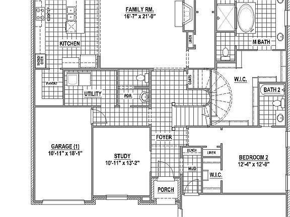 Plan 1647 1st Floor