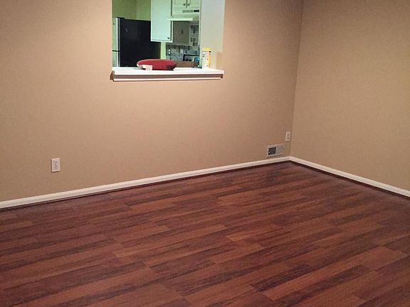 Living room view towards kitchen
