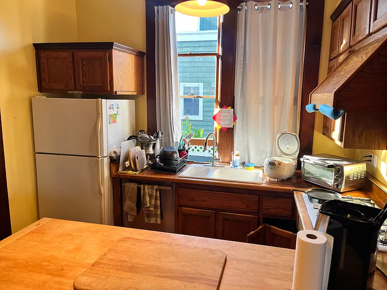Shared Kitchen (Another fridge, chest freezer and large pantry not visible in photo)