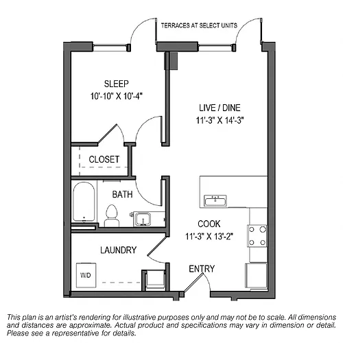 Floor plan A1