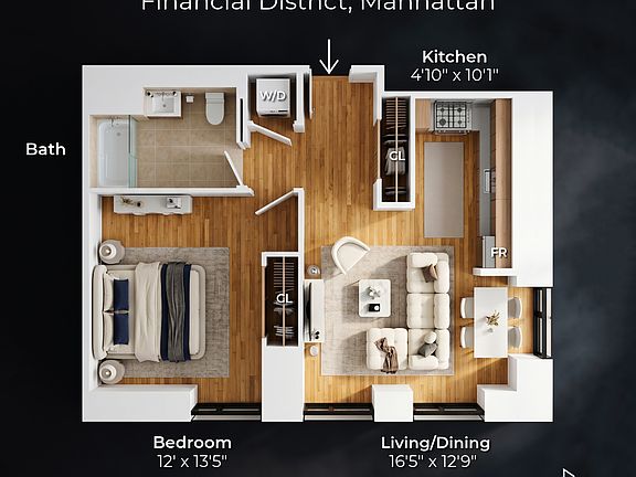 2nd image of 7 Dey St APT 25F