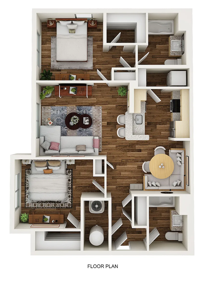 Floor plan 2B2B