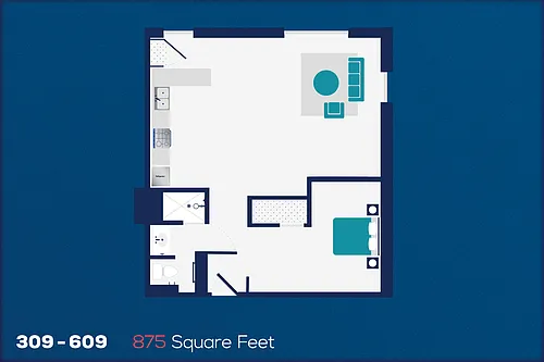 Floor plan 609
