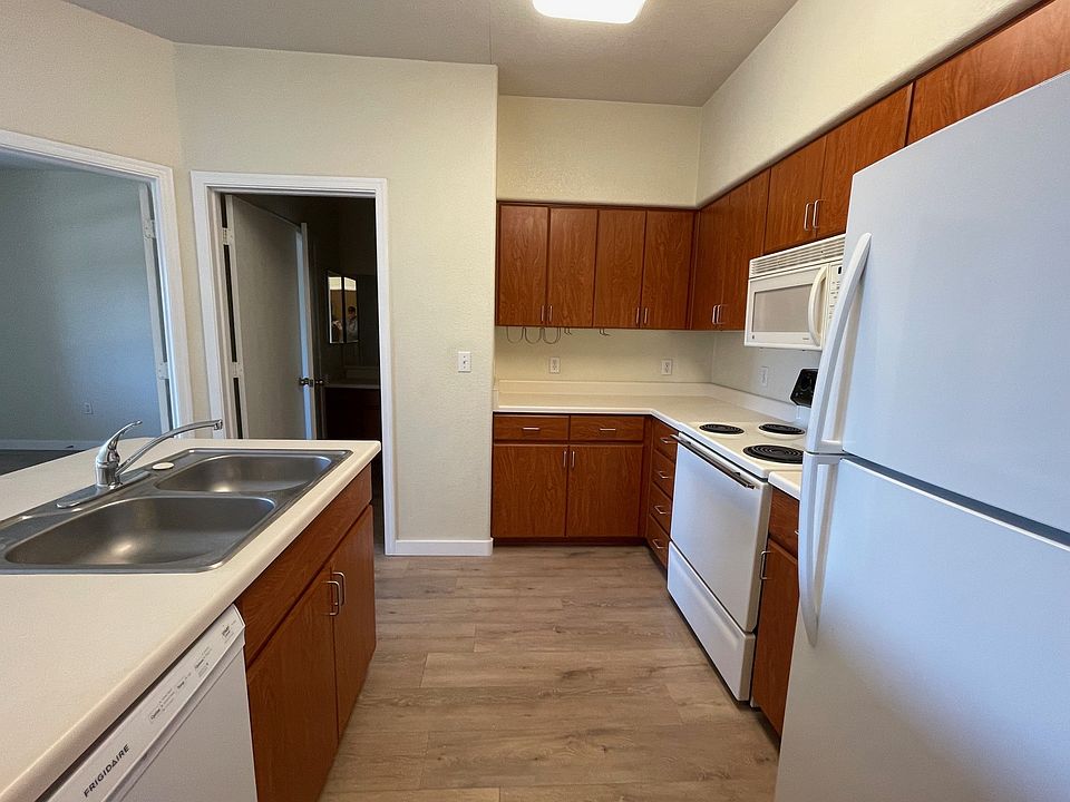 Kitchen view from laundry door.