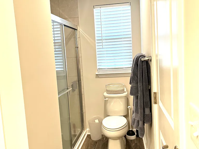 Master bathroom walk-in shower