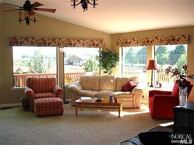 Family Room overlooking the Ukiah Valley