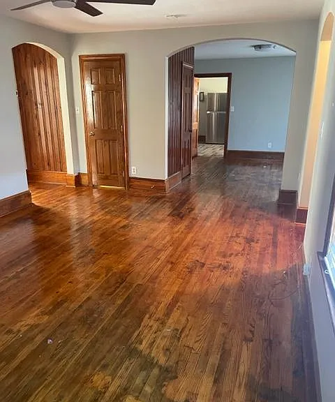 Den looking into dining room