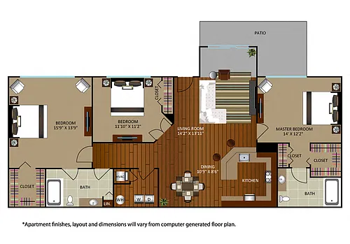 Floor plan C1R Corsican