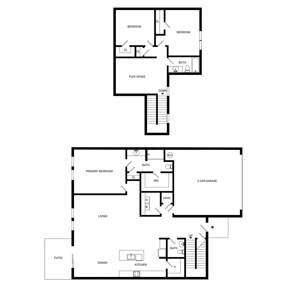 Floor plan Hickory