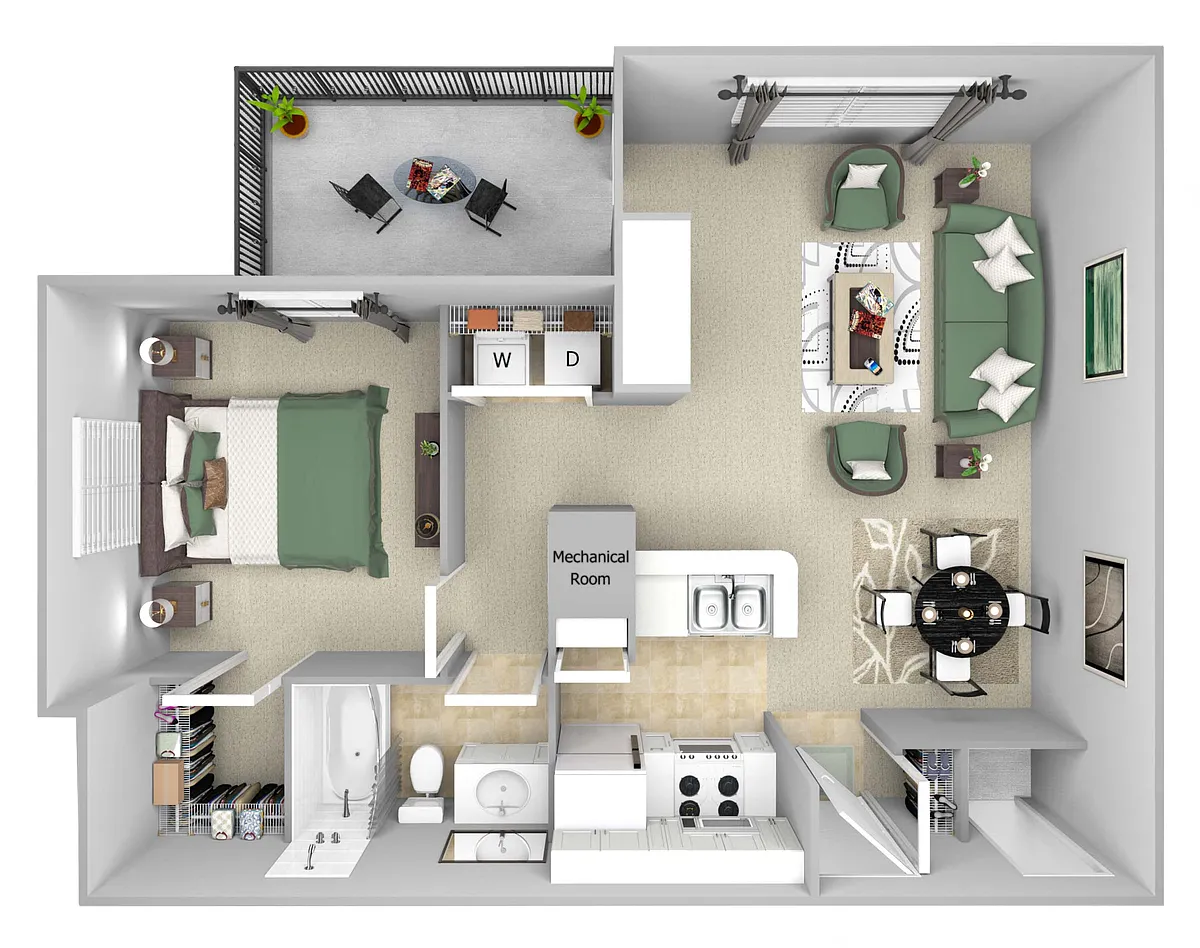 Floor plan A1 (The Beacon)