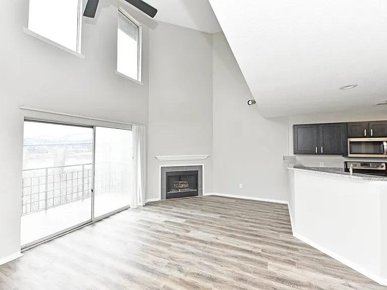 Spacious Living Room + Oversized Windows