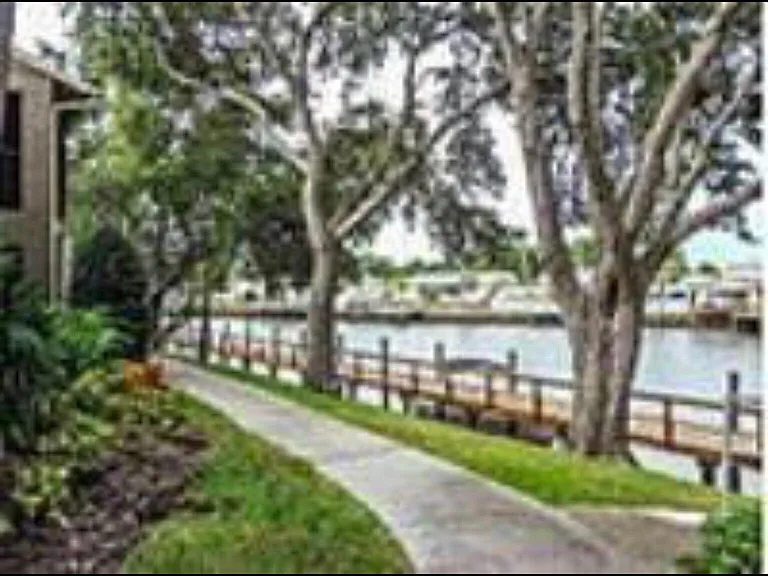 Walkway on the surrounding canal