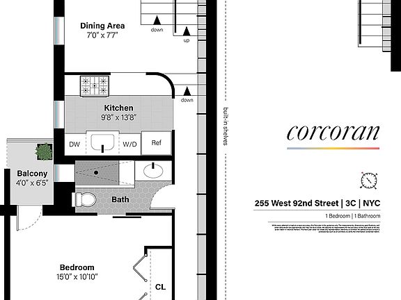 2nd image of 255 W 92nd St APT 3C