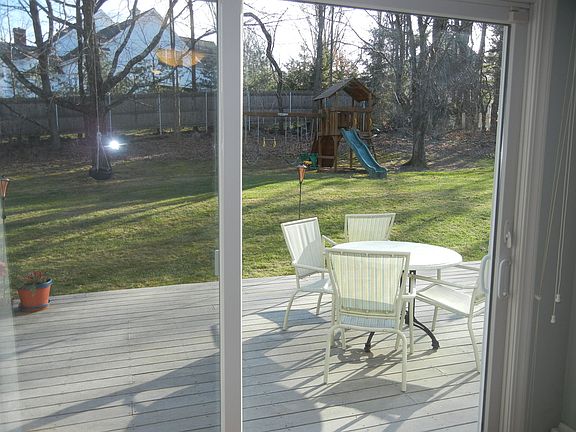 Back yard Deck and play area