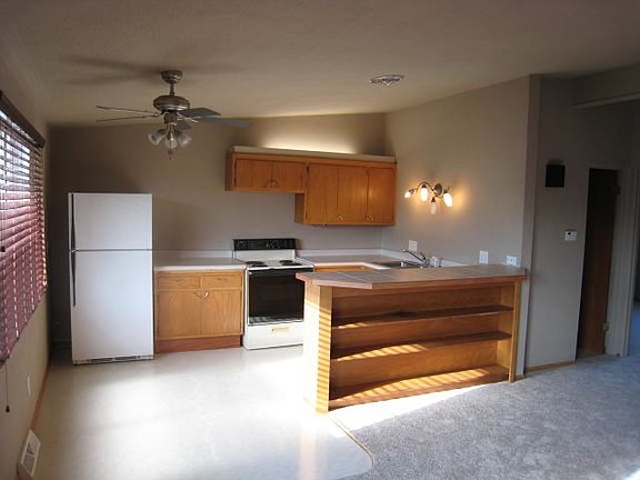 View from LR into Kitchen