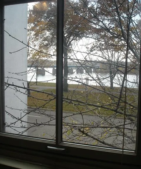 View from bedroom window