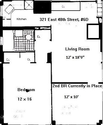 2nd image of 321 E 48th St #6P