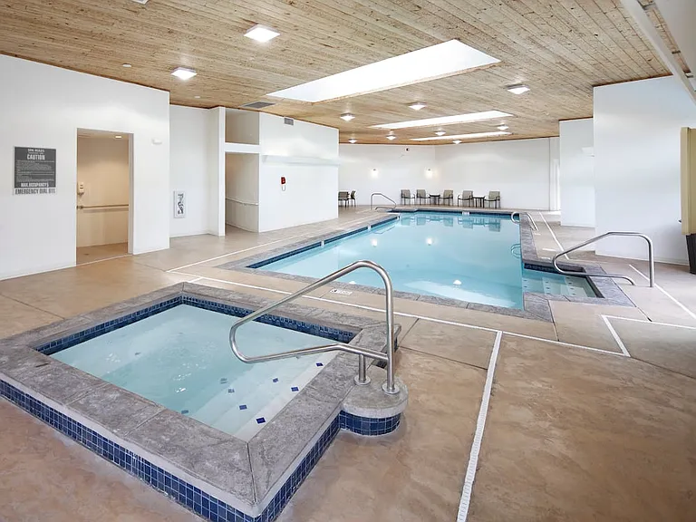 Indoor pool and spa