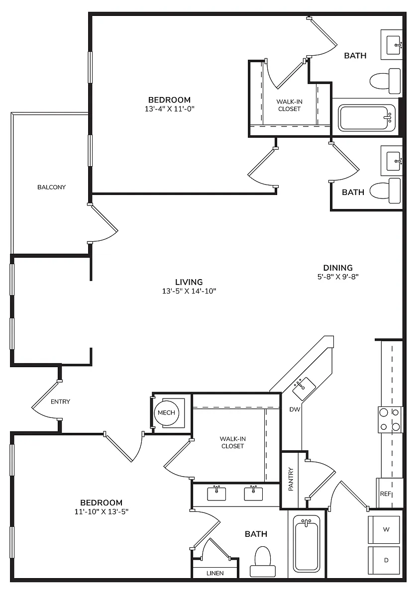 Floor plan B1