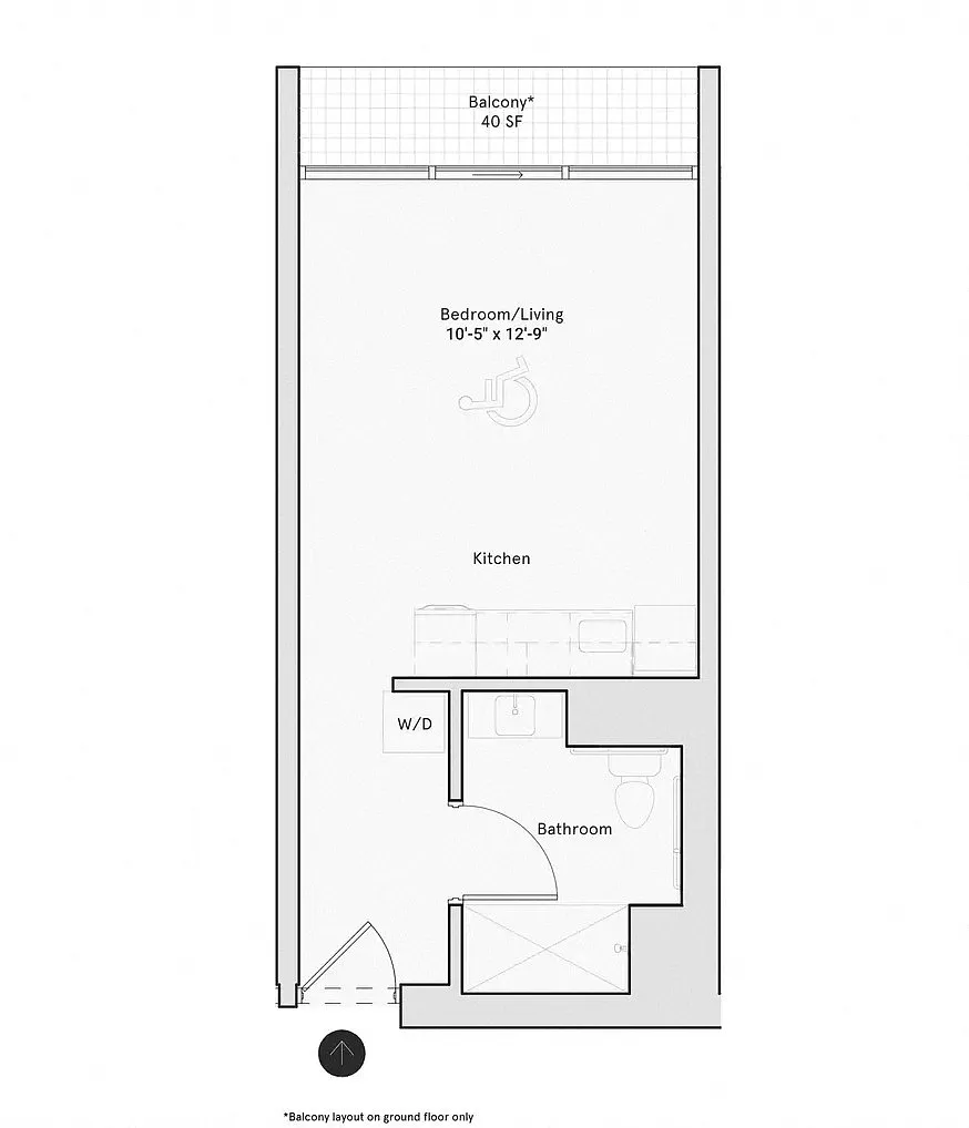 Floor plan Studio A