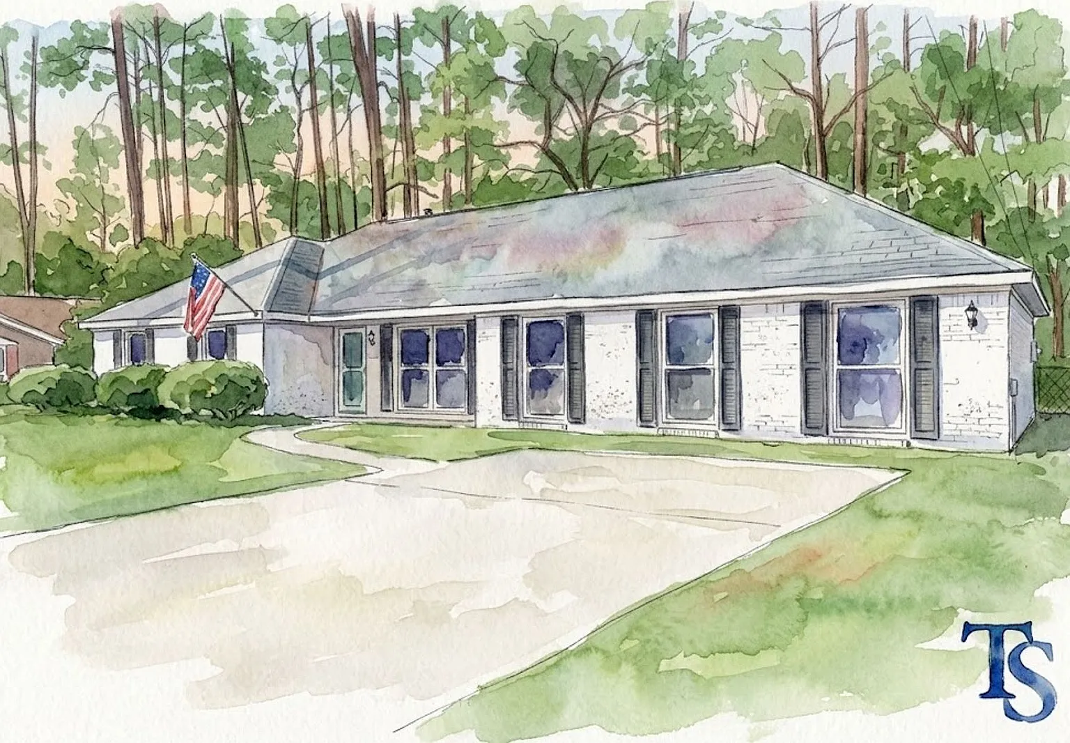 Beautiful 3 bedrooms, 2 full bathrooms, all-brick, ranch-style home — Photo 1