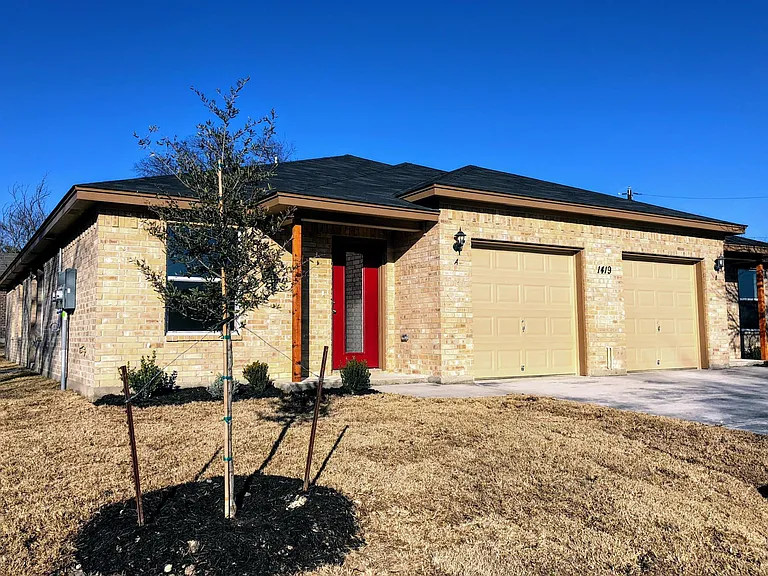 Front of Duplex (new build)