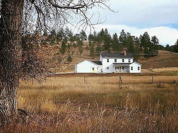view from the creek