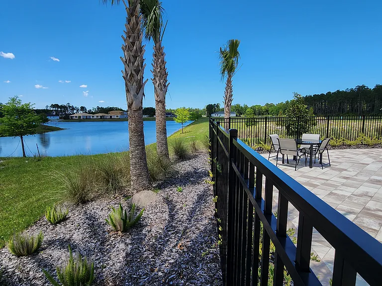 View from the pool area