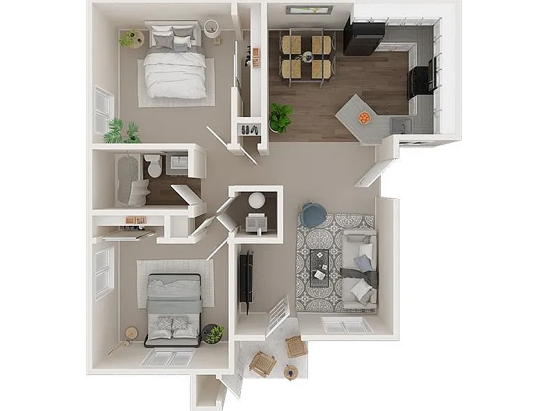 Floor plan 2X1 850