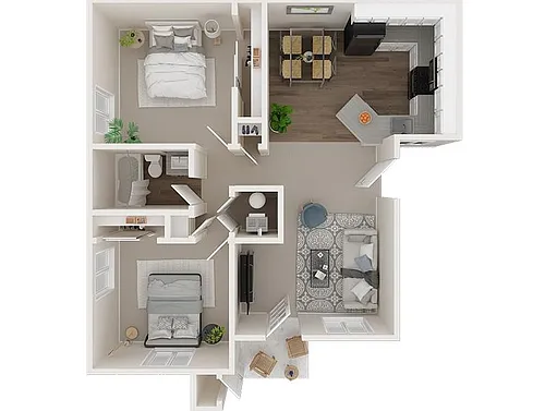 Floor plan 2X1 850