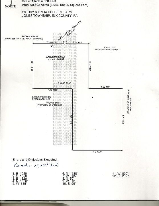 Property Shape w/ Boundaries