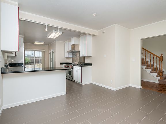 kitchen + eating area
