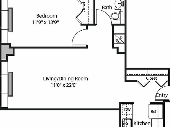 2nd image of 229 Chrystie St Ph 9