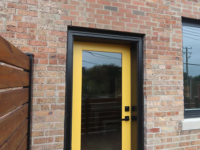Rear door to deck