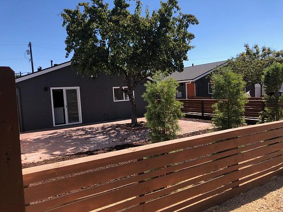 Direct access to the patio from the kitchen.