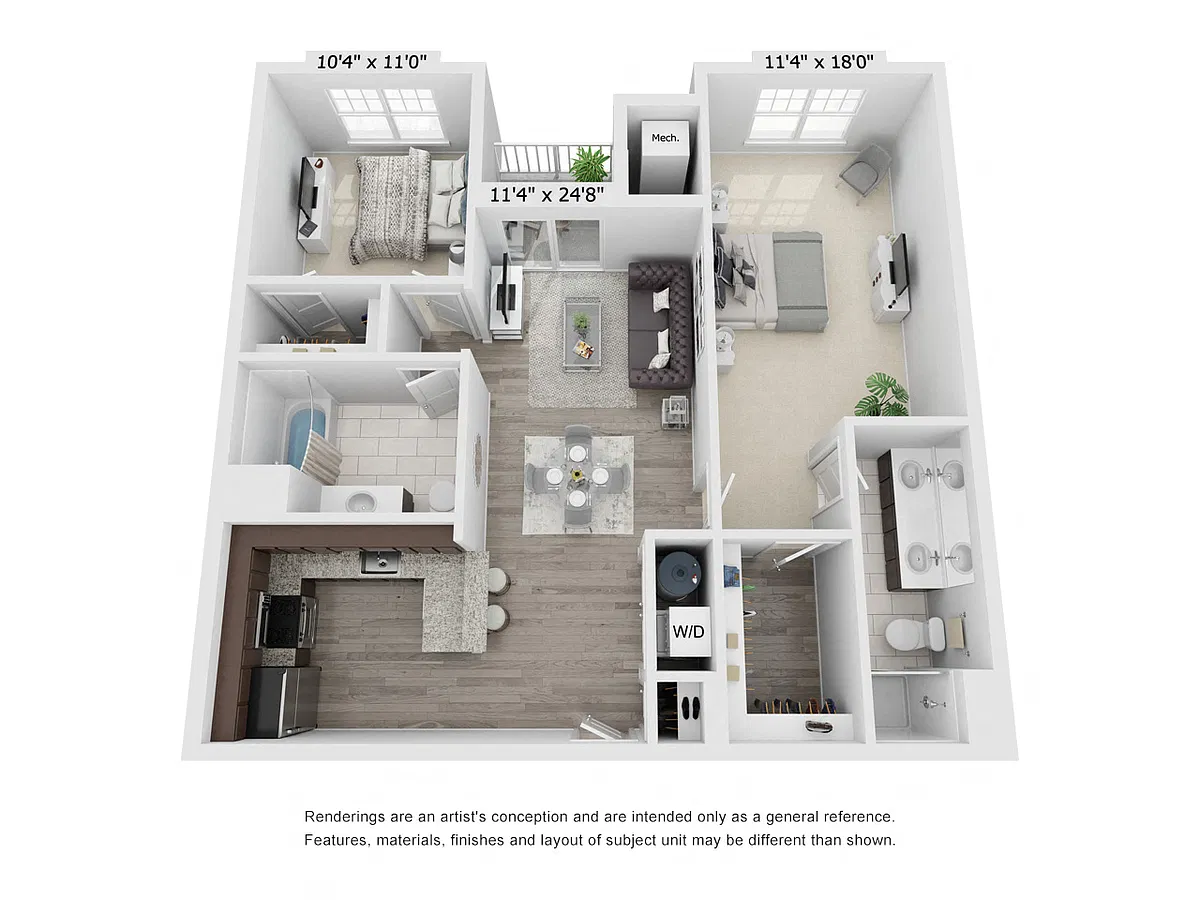 Floor plan The Brookline