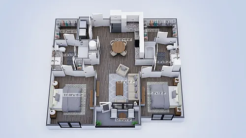 Floor plan The South