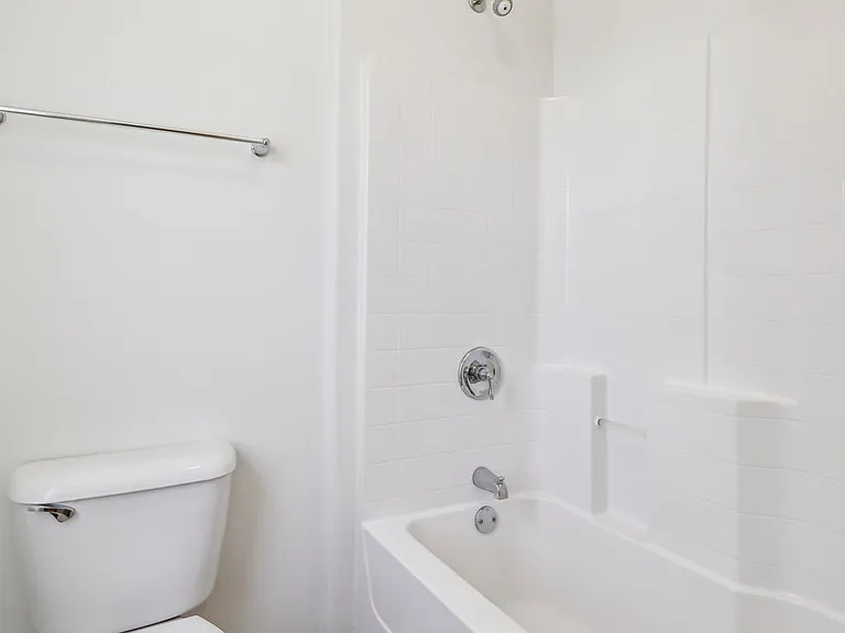 Full bath on the second level