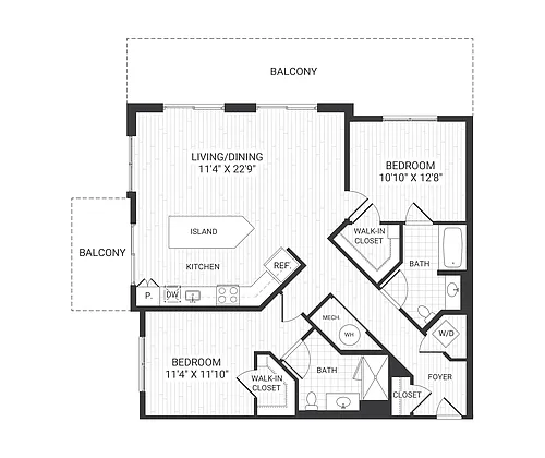 Floor plan B8