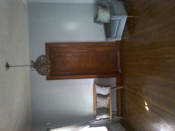 Front entry highlighting hardwood floors