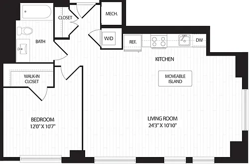 Floor plan Dalton_A17_822_nobalcony