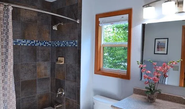 Updated upstairs 3rd bathroom