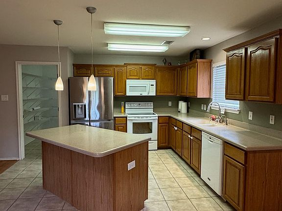 Good sized kitchen with large pantry and laundry room attached.