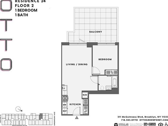 2nd image of 211 McGuinness Blvd APT 224