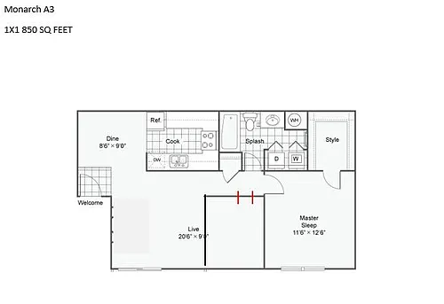 Floor plan A3