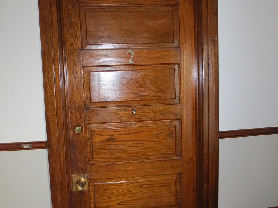 Entrance door to Apt. 2