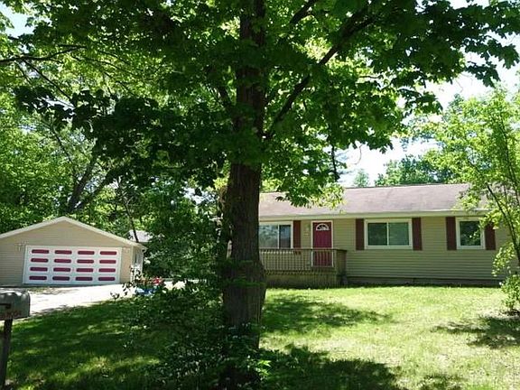 Front House and 2-car garage view