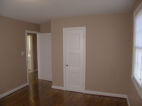 One of three bedrooms